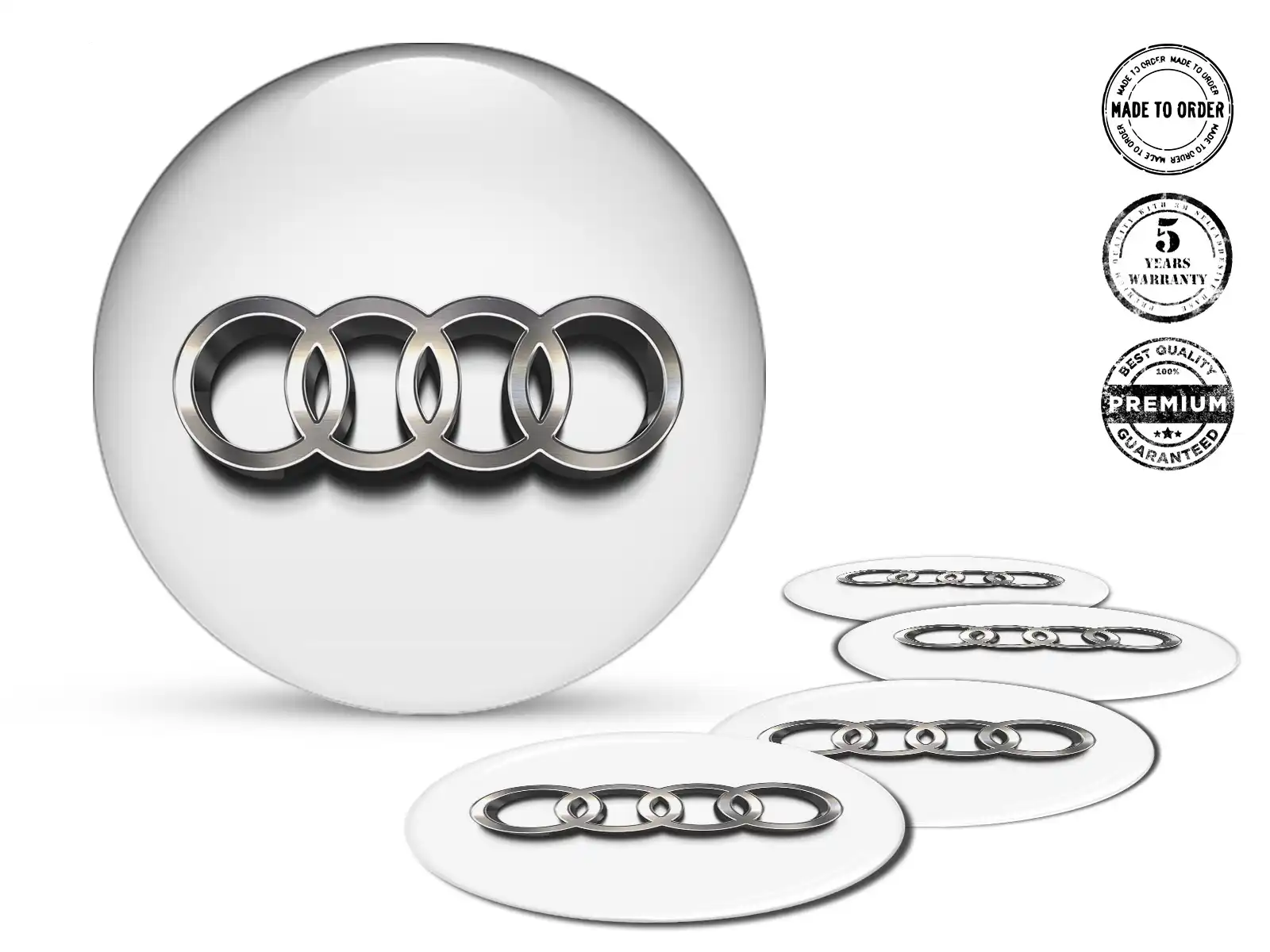 Audi Silikonsticker Label Gravitational Cascade Max